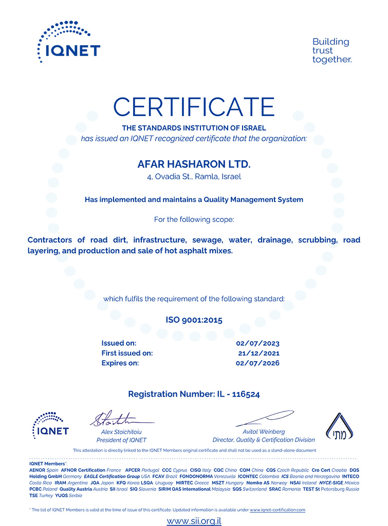 Afar Hasharon R.I. Ltd. - 10
