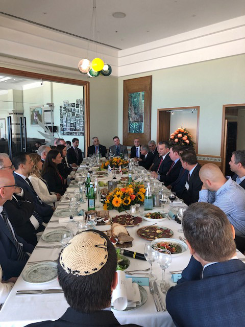 Greenberg Traurig, P.A. - GT hosts a private luncheon in Tel Aviv  with GT clients and attorneys as well as Governor DeSantis and the Florida Cabinet