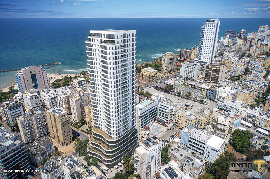 Itzik Tshuva Group - Up Town, Ussishkin, Netanya - In the process of obtaining a building permit, Pinui-Binui project