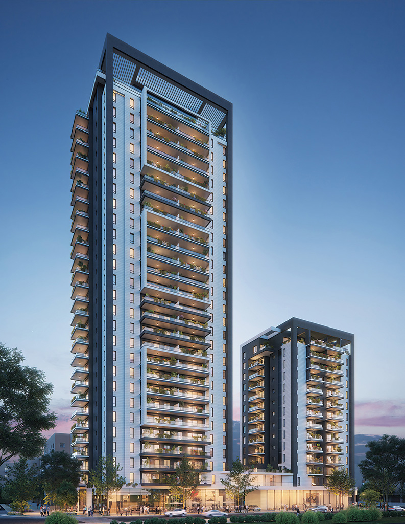Itzik Tshuva Group - Jerusalem Blvd. - Permit, a Pinui Binui projec