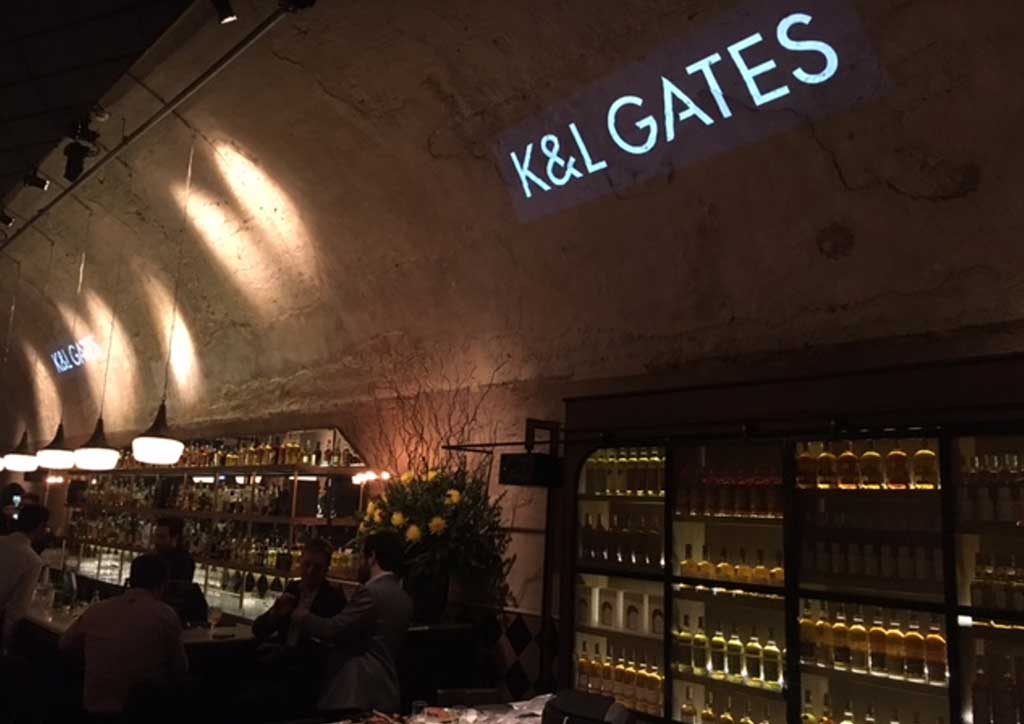 K&L Gates - אירוע נטוורקינג  בוויסקי בר, פברואר 2018