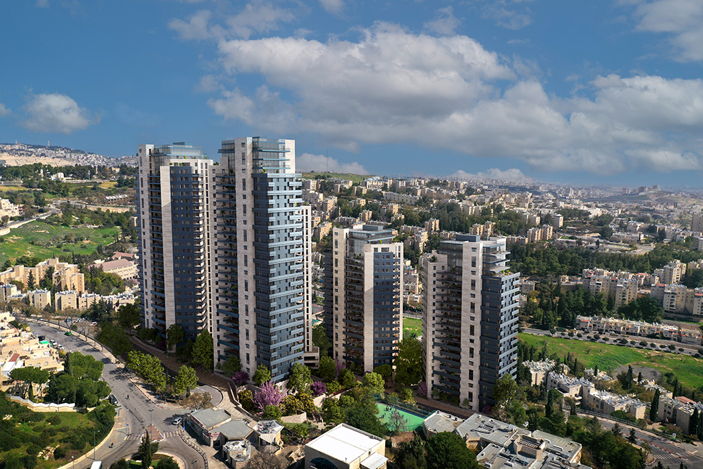 מידר - הדמיה מגדלי השישה, ירושלים