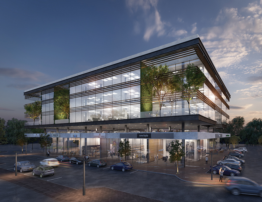 Eran Mebel Architecture & Urban Planning Ltd. - Office and Commerce Complex, Afula