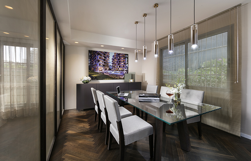 Yossi Avrahami Civil Engineering Works Ltd. - Philharmonic Sales Office (Designer: Itamar Levy)