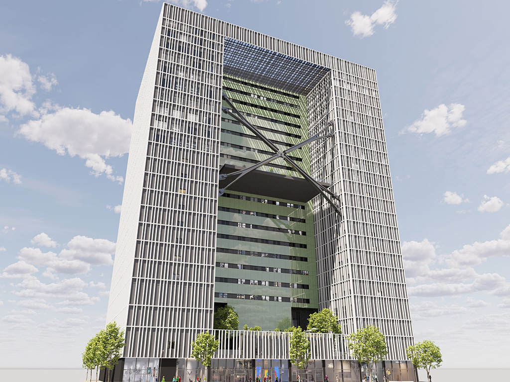 Barre-Levie Architects & Urban Planners - Medical Center, Hachsharat HaYishuv, Bnei Brak 