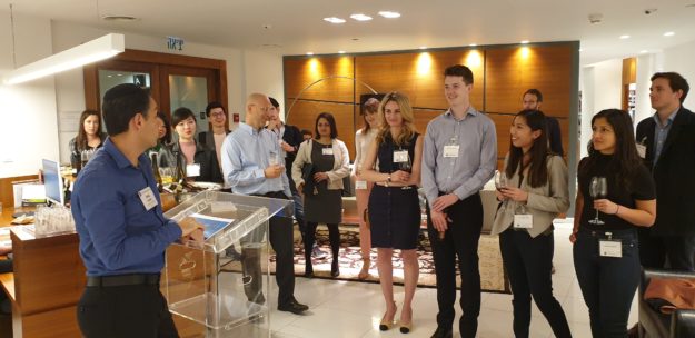 Greenberg Traurig, P.A. - Tel Aviv Office Hosts INSEAD Delegation | Pictured: Managing Shareholder, Joey Shabot addressing the INSEAD Business School students