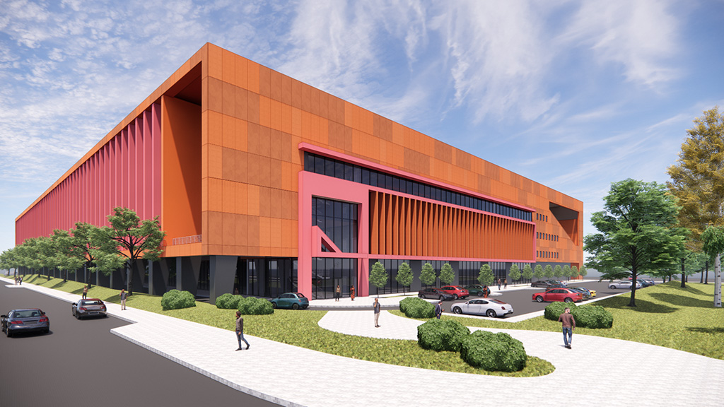 Auerbach Halevy Architects - Sano, Emek Hefer. Mixed Use: Logistic Center, Commerce and Offices.