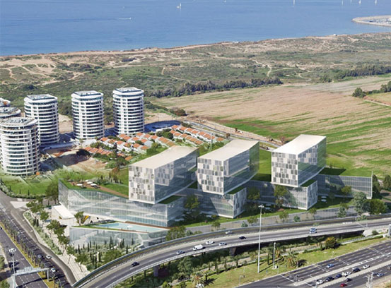 משה צור אדריכלים בוני ערים בע”מ - קמפוס , WIX תל אביב