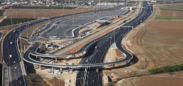 קו מדידה - כביש 1 - מחלף חבד קו מדידה - כביש 1 - מחלף חבד