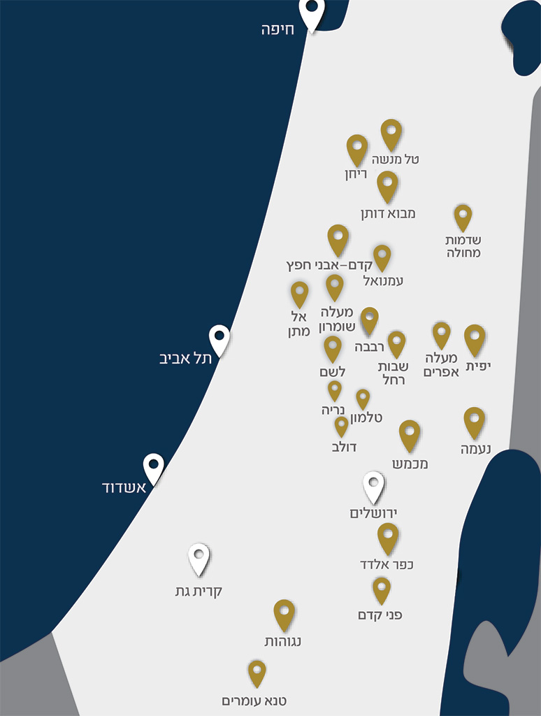 הרי זהב - מפת פרוייקטים של הרי זהב הרי זהב - מפת פרוייקטים של הרי זהב