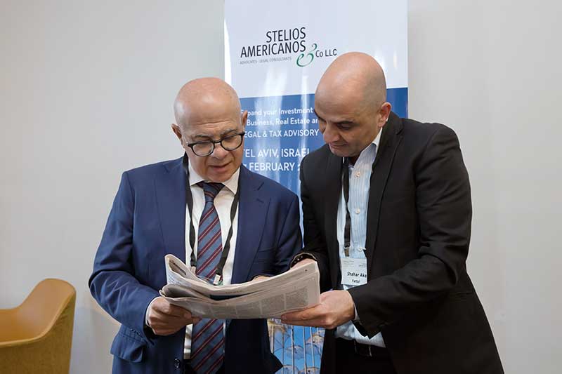 Stelios Americanos & Co LLC - אירועים Stelios Americanos & Co LLC - אירועים