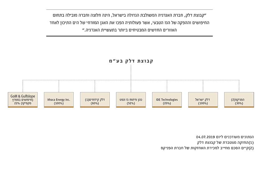 קבוצת דלק בע"מ - עץ מבנה קבוצת דלק בע"מ - עץ מבנה
