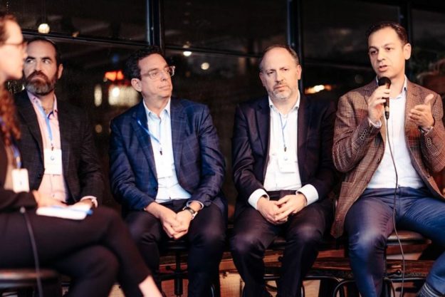 Greenberg Traurig, P.A. - Joey Shabot Speaks on Collaboration with Israeli Law Firms | Pictured from right to left: Joey Shabot, Jonathan Morris, Ned , Michael Rosen and Tamar Sacerdoti