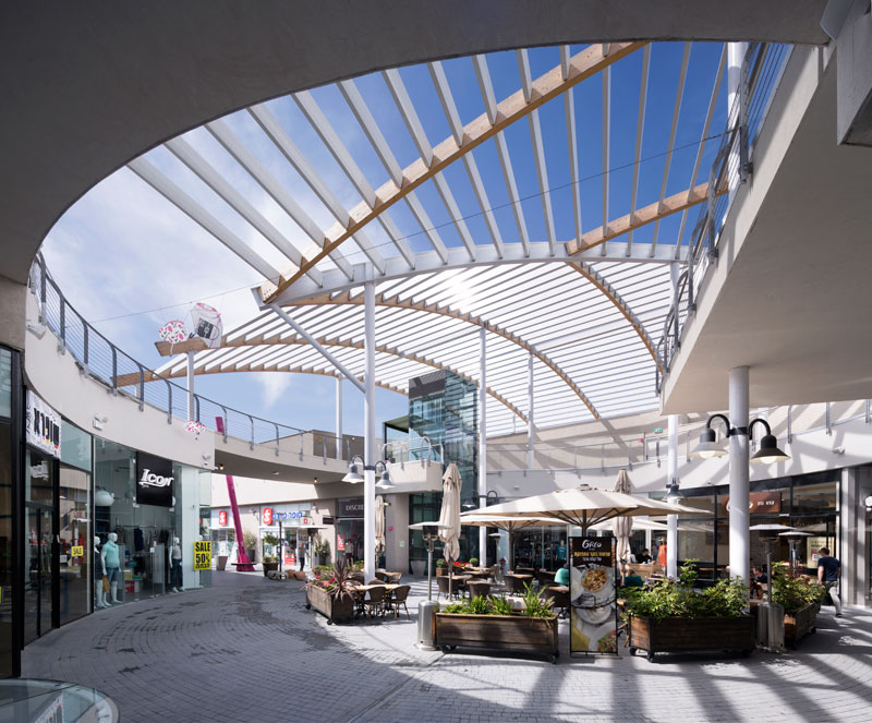 Eran Mebel Architecture & Urban Planning Ltd. - Street Mall, Ramat Yishai