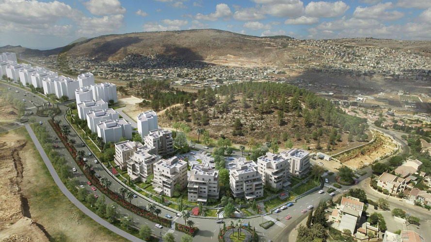 Kleiman Development and Construction - Mount Carmi Project, Carmiel, a view of the neighborhood