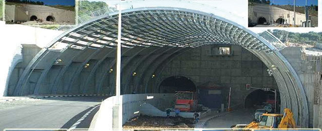 Scarlat Shenkar Engineers Ltd. - Western Portal Har HaZofim Tunnel, Jerusalem 