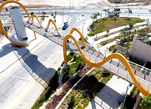קבוצת אורון אחזקות והשקעות בע"מ - גשר הולכי רגל שכונת פלח 5 ב"ש