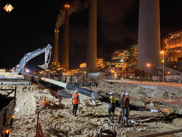 סלמאן והבה ובניו בע"מ - תחנת אורות רבין חדרה - קידוחי HDD עבור קווי מתח עליון ועבור תשתית גז 