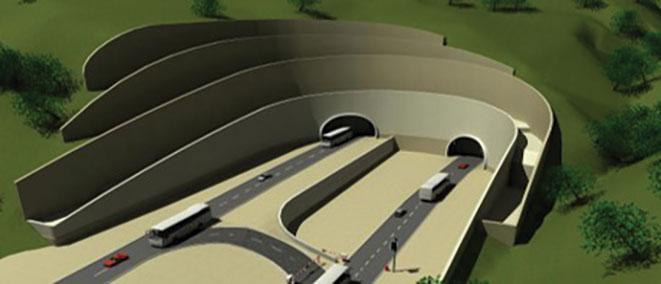 Scarlat Shenkar Engineers Ltd. - 16 portals for tunnels in Sochi bypass road for Winter Olympics 2012