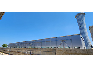 Steel Rolling - New Terminal at Ben Gurion Airport