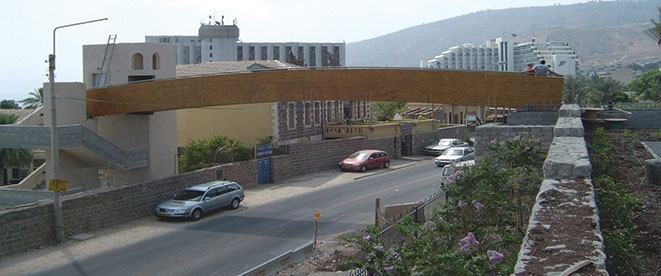 Scarlat Shenkar Engineers Ltd. - Pedestrian Bridge – Barak St., Tiberias 