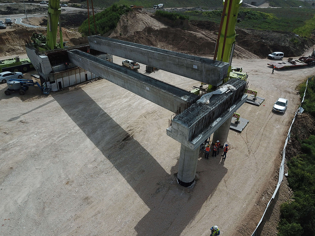 Olenik Group - Construction of the Jalme Bridge for Netivei Israel Company