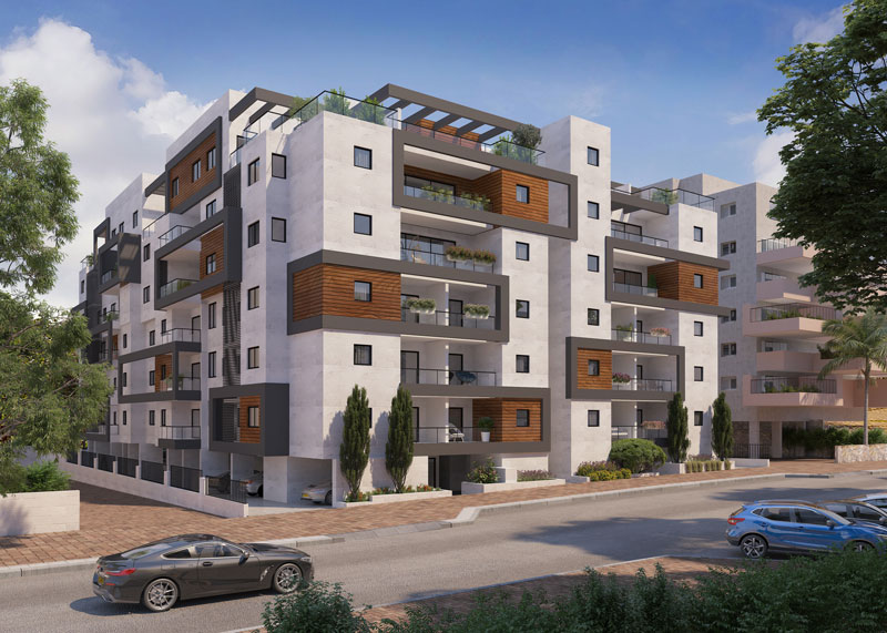 Radco Urban Renewal of the Rafaeli Group - 6-8 HaTzanhanim St., Hod HaSharon | NOP 38 Retrofit and Expansion