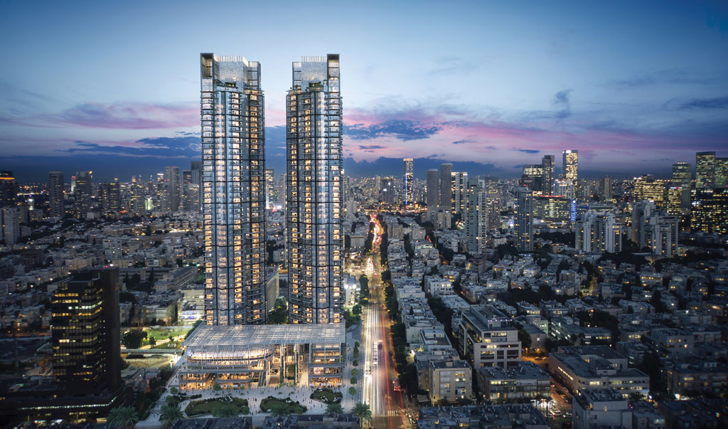 Africa Israel Residences Ltd. - DUO Tel Aviv           credit: 3Dvision