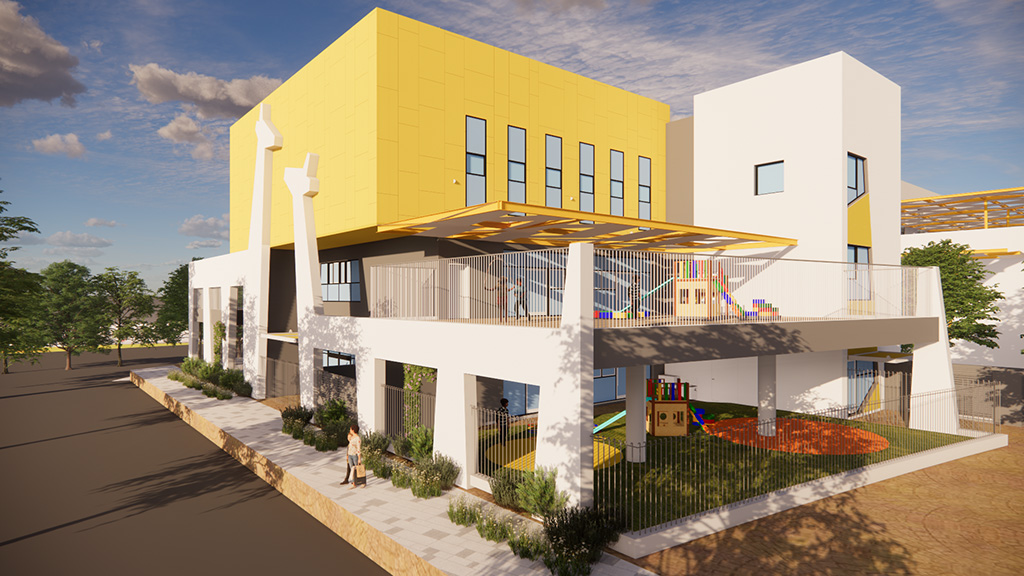 Poran Shrem - Kindergartens and a Synagogue, Givat Shmuel